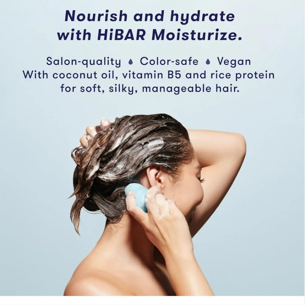 HiBAR Solid Conditioner Moisturize, 2.7 Oz Vegan. NWB‎